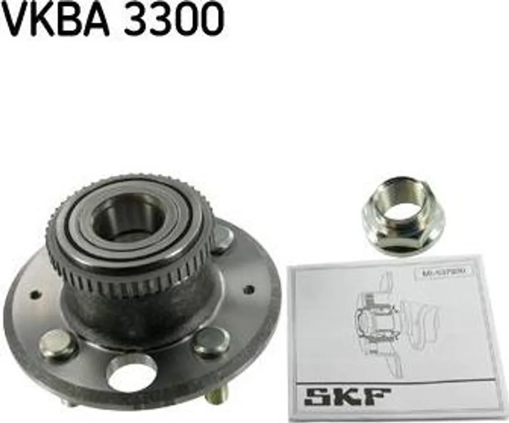Roulement de roue arrière SKF VKBA 3300 pour moyeu de Honda Civic