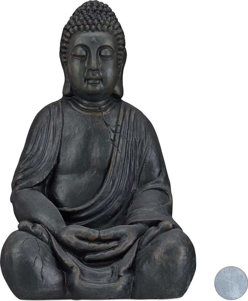 relaxdays Buddha Figur 50 cm