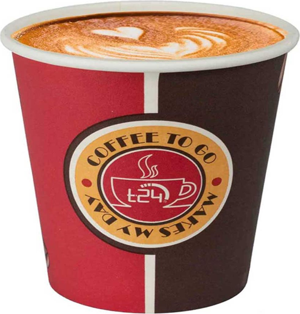 T24 Premium Coffee TO GO Espressobecher 100ml, 1000 Stk. Produktbild 