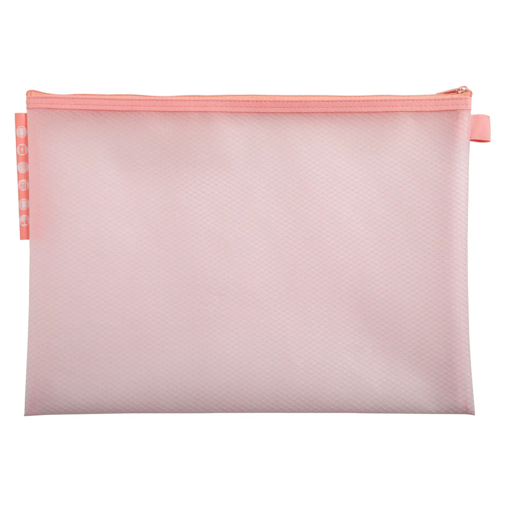 Pochette Zippée A4 Exacompta Souple - Protège Documents - Lot de 12