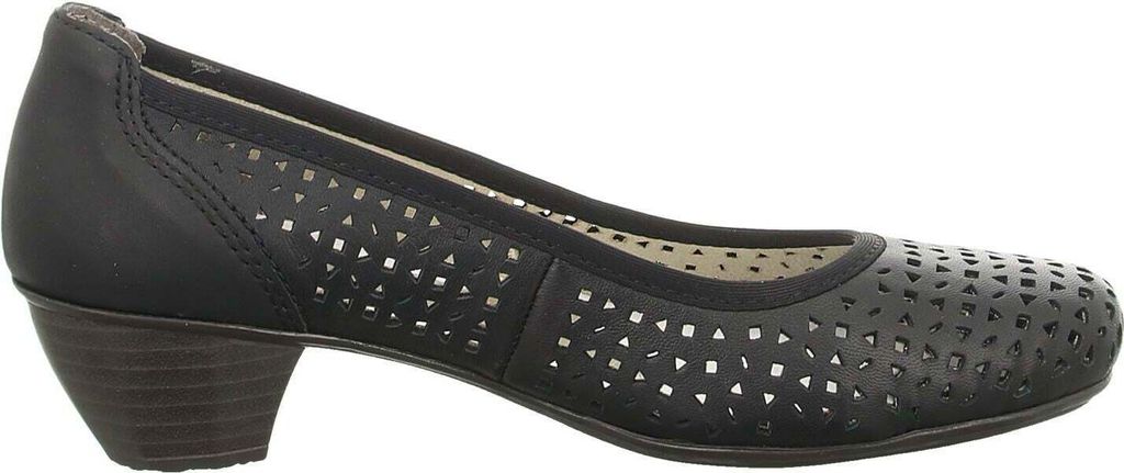 Rieker Pumps - Asphaltschwarz Glattleder Größe: 40 Normal Produktbild 19