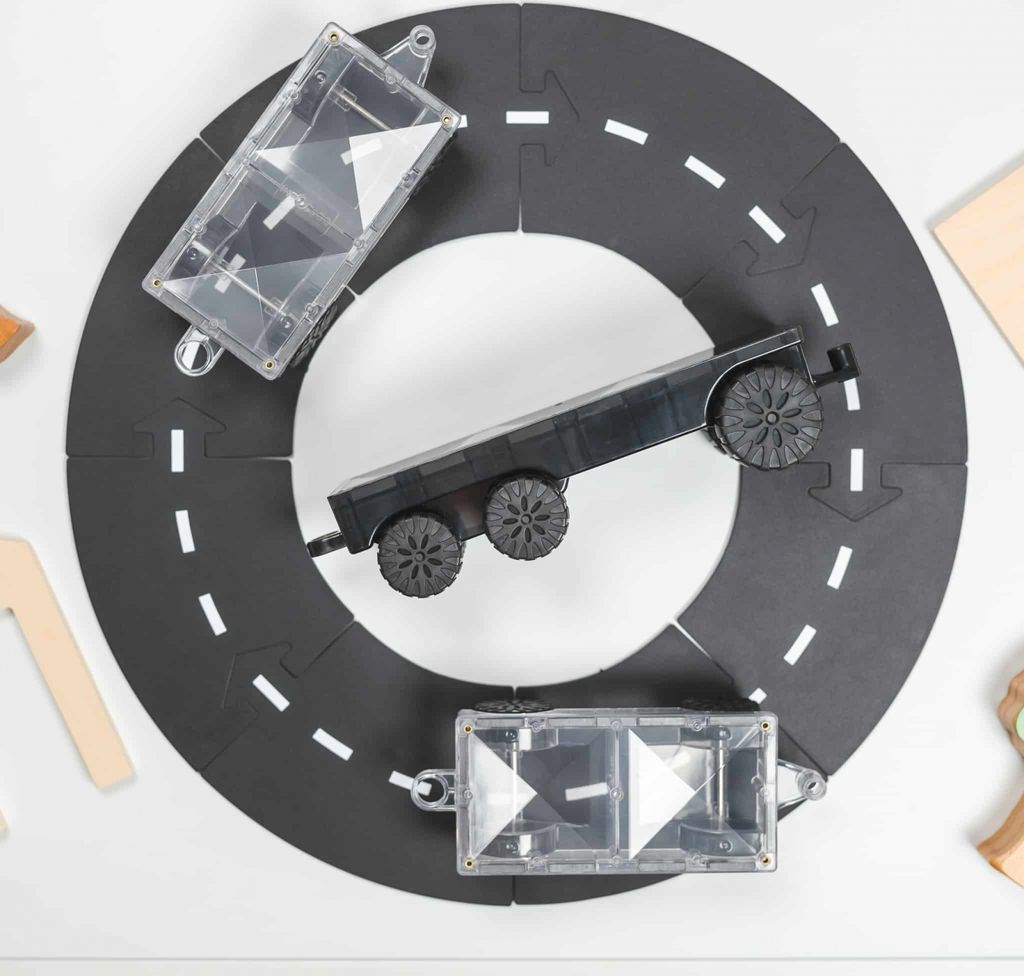 Magnetic Tiles Magnetická stavebnice 50 kusů autíček Obrázek produktu 7
