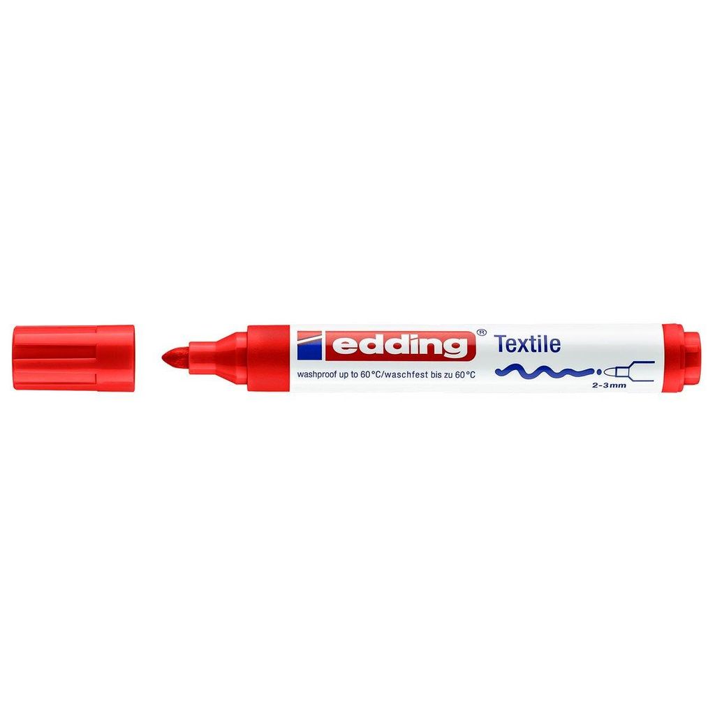 EDDING 4500 textile - Marker - für Textil - Rot Produktbild 