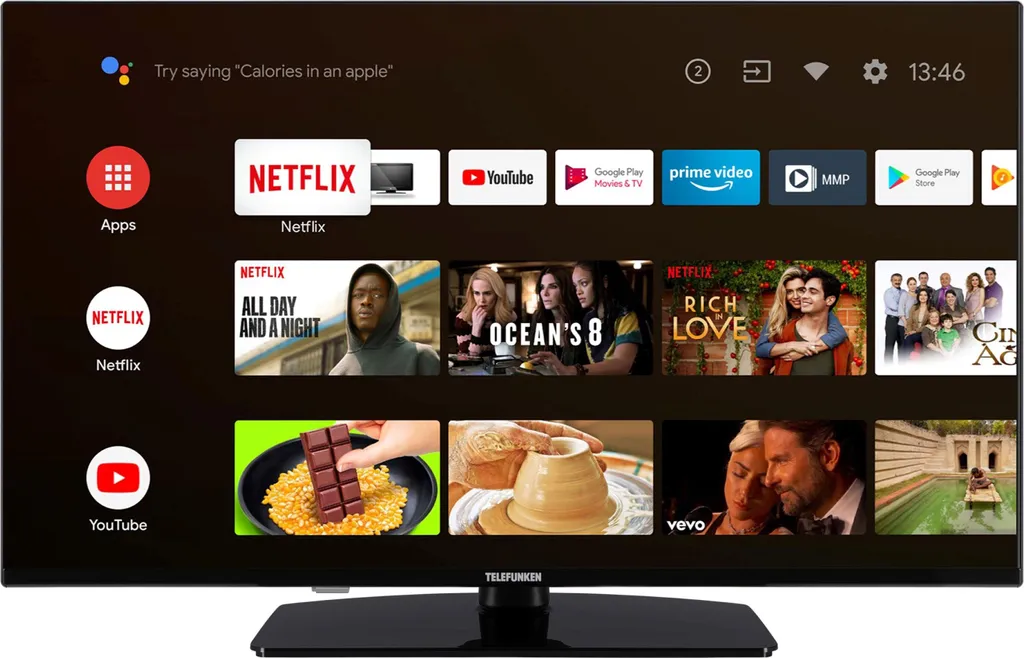 TELEFUNKEN XF43AN750M 43 Zoll Fernseher / Android Smart TV (Full HD, HDR, Triple-Tuner, Bluetooth)