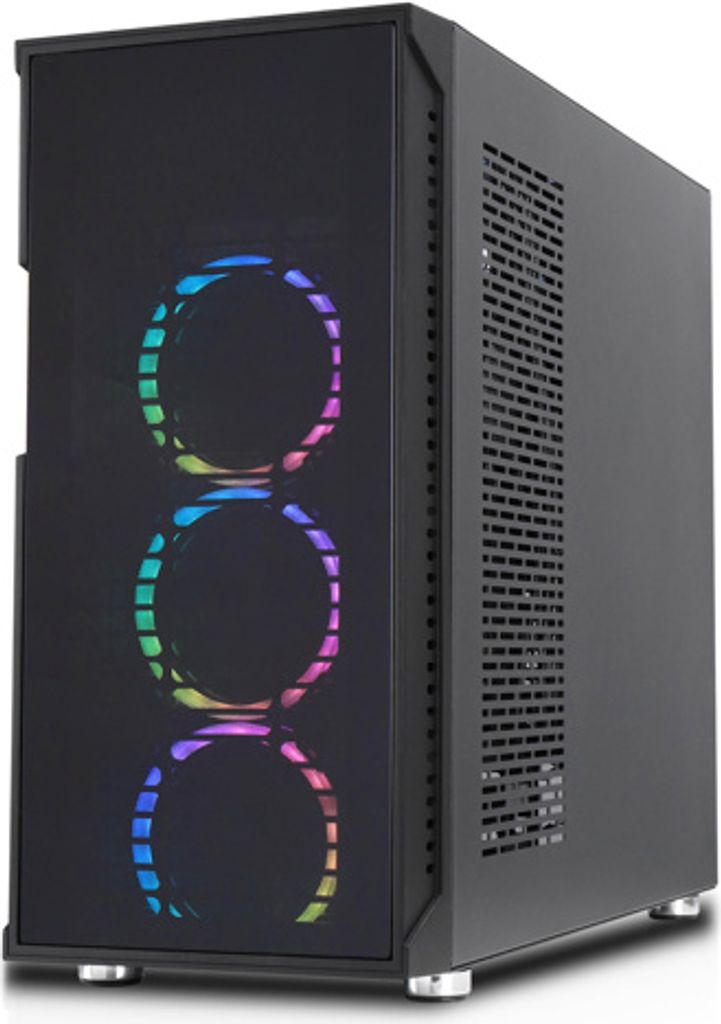 Nanoxia Gehäuse A-RGB ATX-Glas-Front-USB3.1 ARGB with ODD Produktbild 