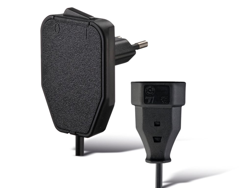 NVB 104576 Rallonge électrique noire 0,80m avec Image du produit 