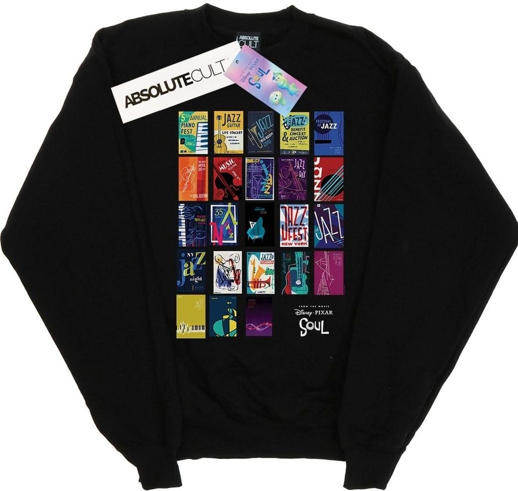 Disney - "Soul Jazz Wall" Sweatshirt für Damen BI36435 (S) (Schwarz)