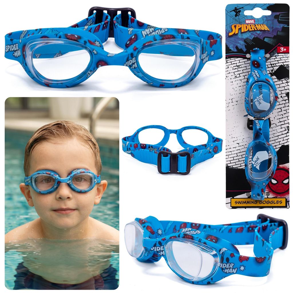 Marvel Spider-Man verstellbare Schwimmbrille für Kinder, Produktbild 