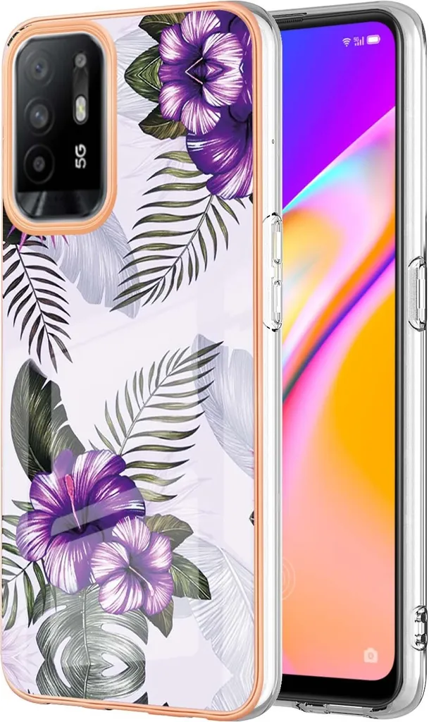 Recensione Cover Oppo A94 5G Purple - Silicone TPU Protettivo