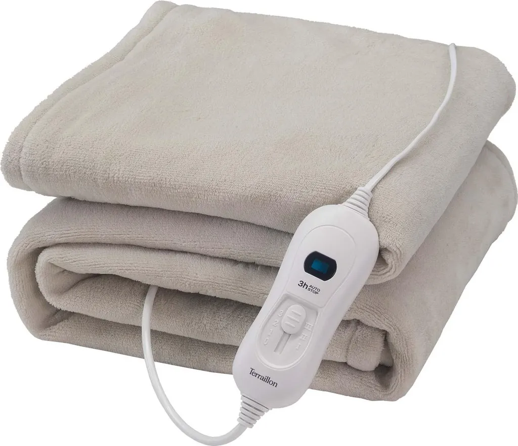 Chauffe-lit électrique 1 place Terraillon COZY 160x120 cm 120W gris