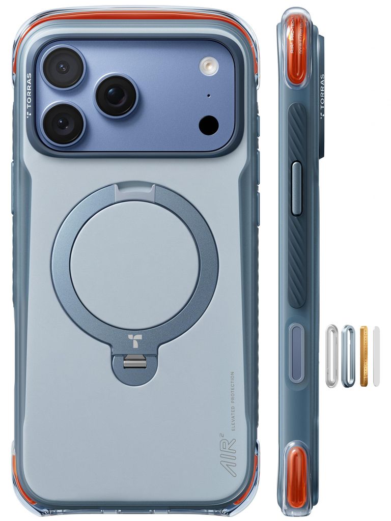 Torras Ostand Q3 Air Pro, polar slate blue - iPhone 18 Pro Obrázek produktu 