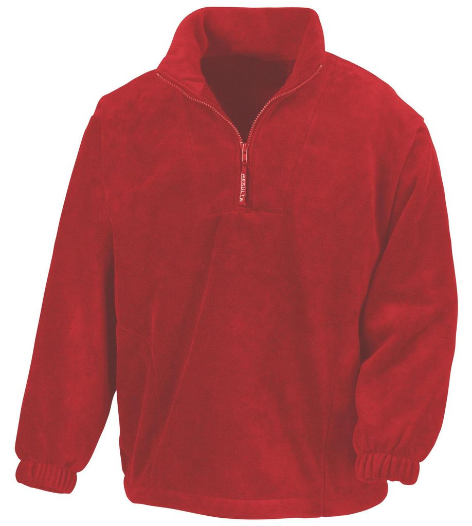 Result Fleecepullover mit Reißverschluss FK579 (M) (Rot)