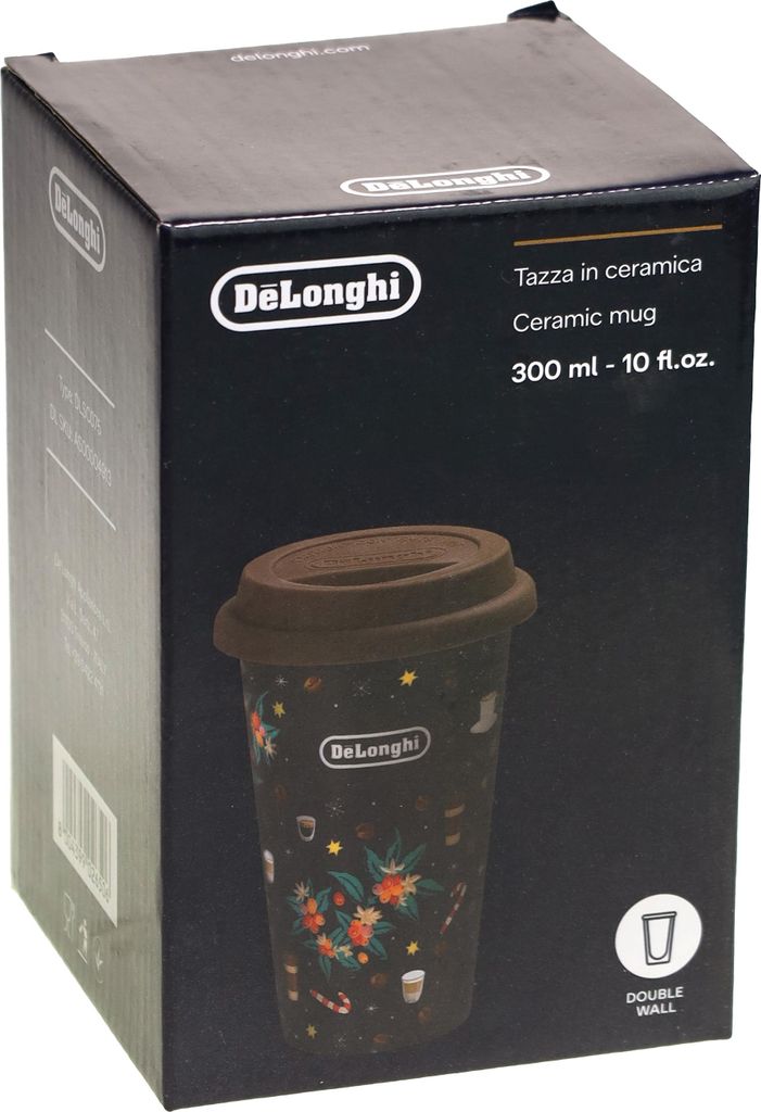 Delonghi AS00004913, DLSC075 doppelwandiger Keramikbecher, 300ml