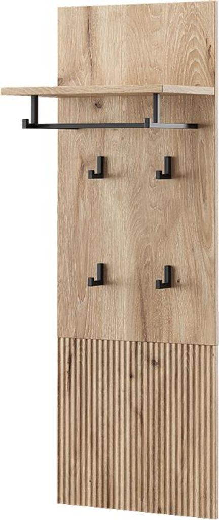 Wandgarderobe Vicco Eliza Viking Oak 43 x 120 cm, Model Produktbild 