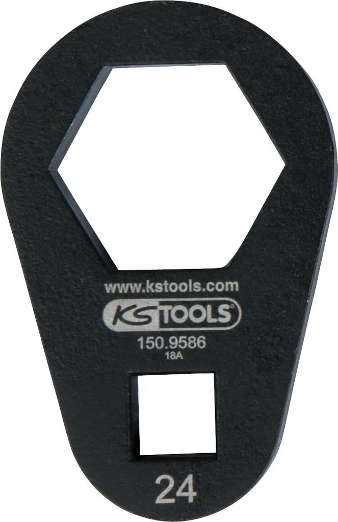 KS TOOLS 3/8" Chiave combinata extra piatta 24 mm - 150.9586