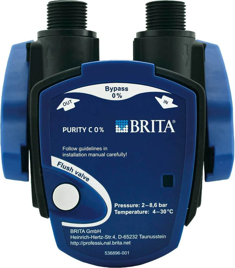 Testa Filtro Brita Purity C 0% Bypass Fisso 3/8" | Alta Protezione