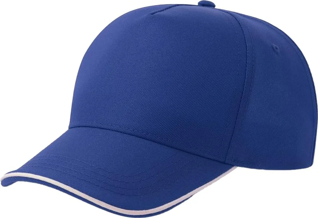 Cappellino Trekking Atlantis Recy Five Piping AB742 Blu e Bianco