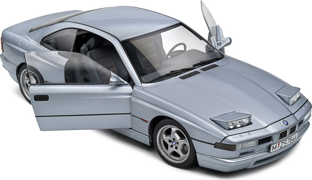 BMW 850 (E31) CSI silber - Modellauto 1:18 Solido Produktbild 20