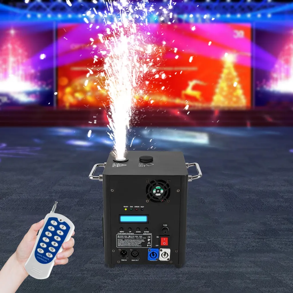 Machine à effets 700W noire DMX - Télécommande longue portée incluse - 4