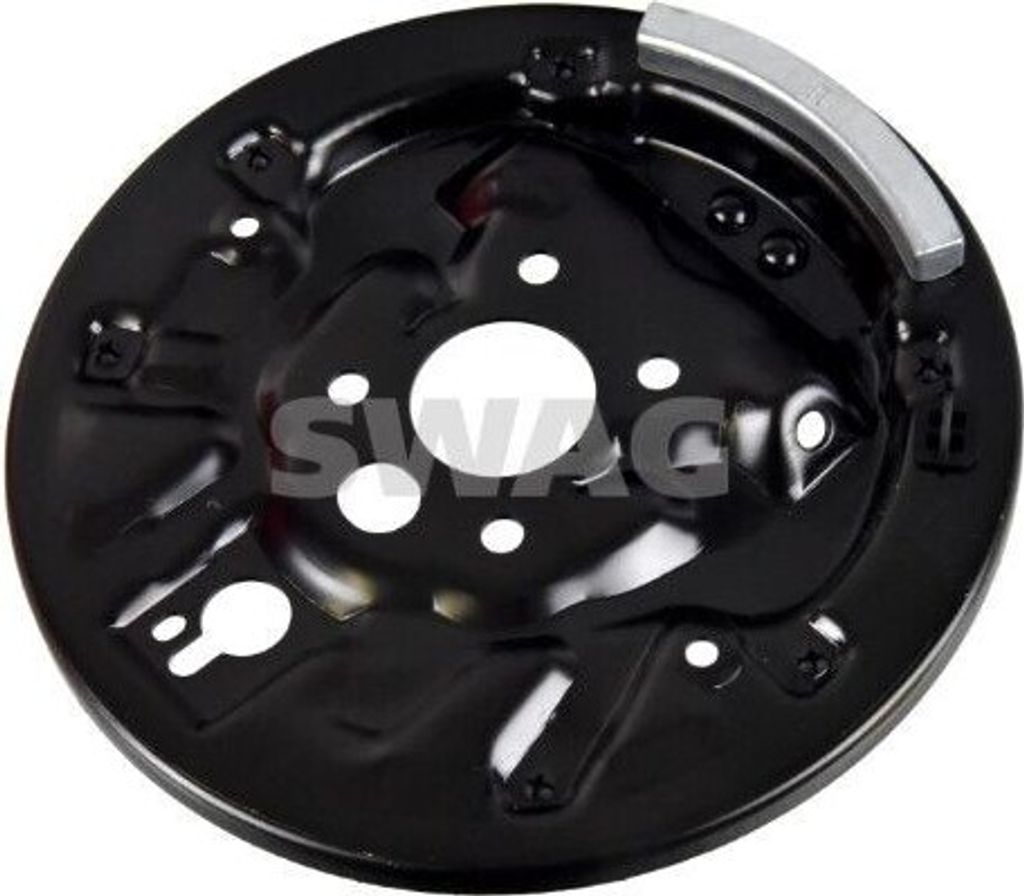 SWAG Spritzblech Bremsscheibe für VW Polo Schrägheck (6R1, 6C1) Hinten Rechts 33 10 6574 Ankerblech