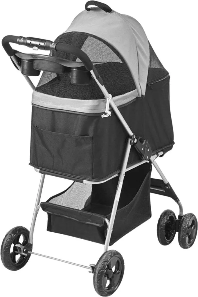 Carrello Cani Happyment All-Terrain Alluminio | Passeggino 20kg Off-Road