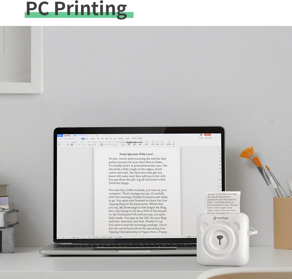 PeriPage Mini Pocket Wireless BT Thermal Printer All-in-One Obrázek produktu 4