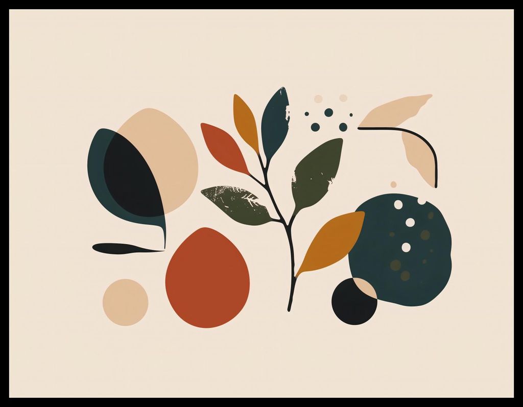 Plakat 65x50cm Garten der Melancholie