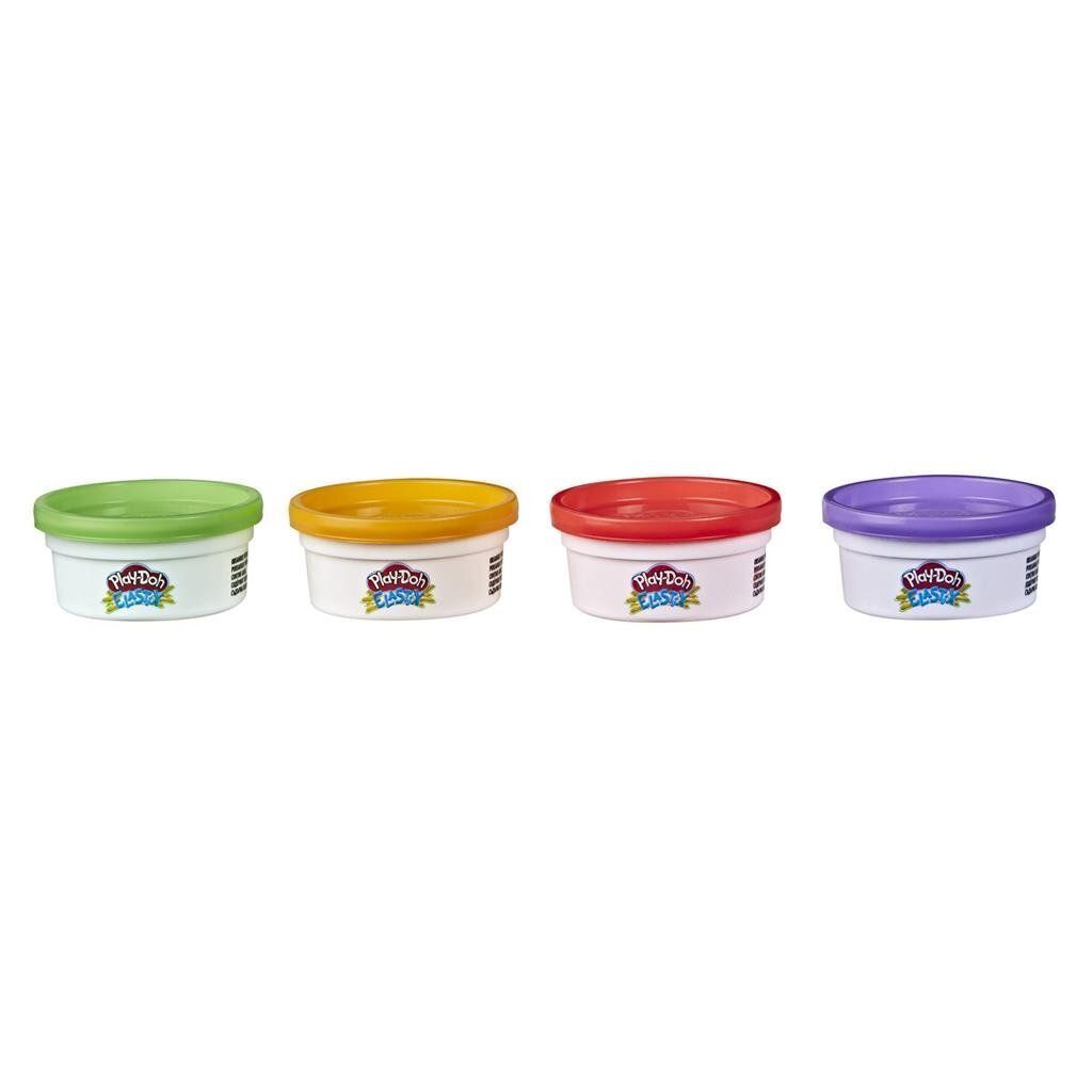 Play-Doh Knete Elastix farbsortiert, 4 Farben je 56,0 g