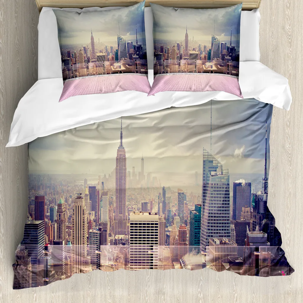Copripiumino Ipoallergenico ABAKUHAUS New York - 155x220 con Federa