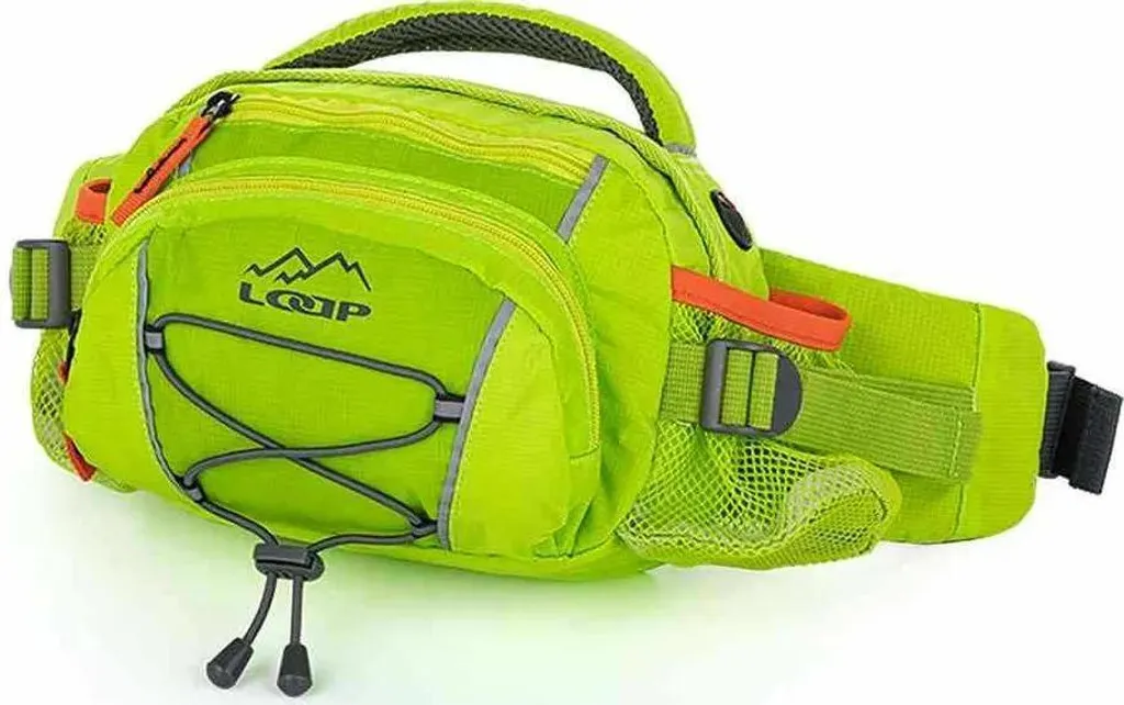 Sacoche ceinture Loap Yonora unisexe en coloris vert forêt ajustable