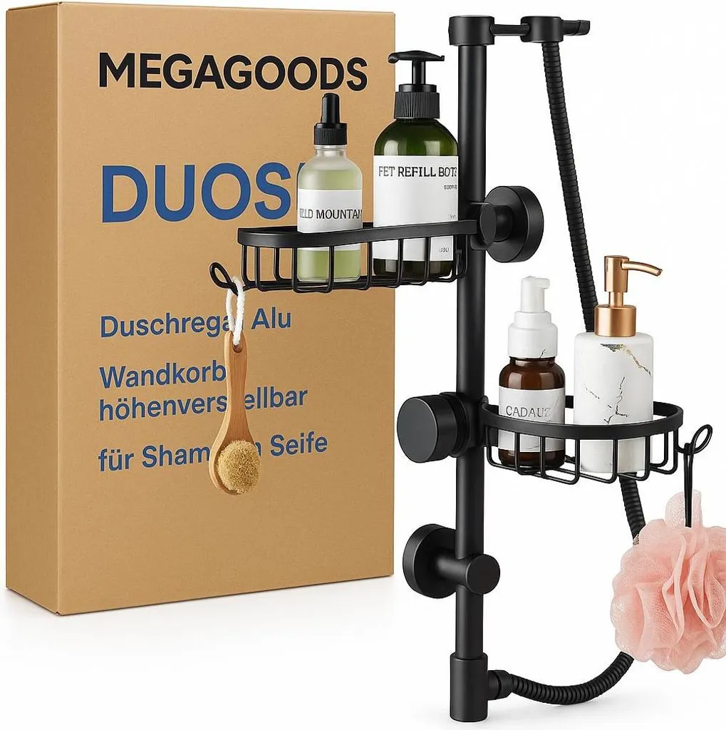 Serviteur de douche Aluminium Panier de rangement mural modulable FR