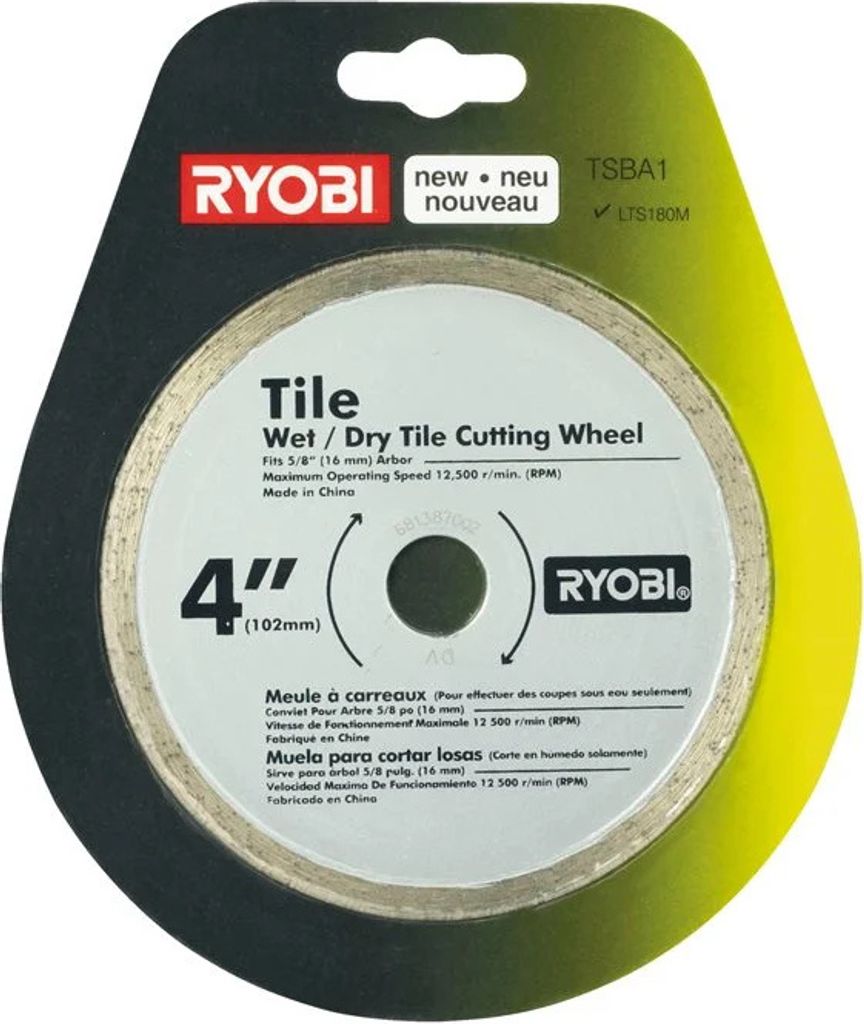 Ryobi TSBA1 Diamant-Trennscheibe Diamanttrennscheibe Produktbild 