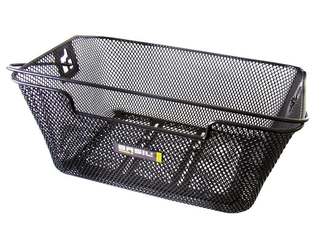 Basil Hinterradkorb Capri Flex 39x30x17cm schwarz Produktbild 