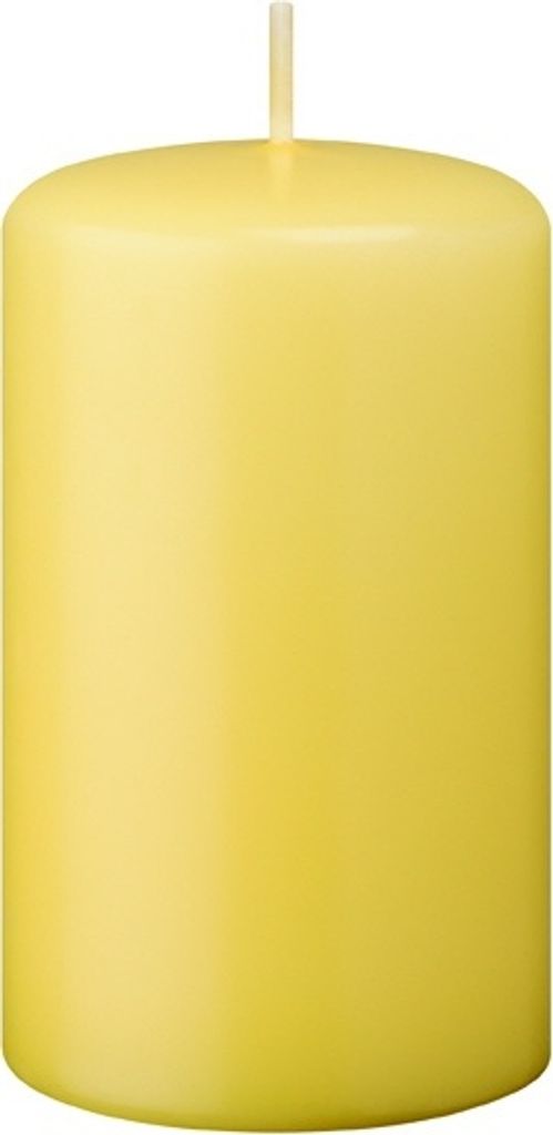 4er Set Oster, Frühling, Stumpenkerzen Grapefruit 6 x Ø 5 cm