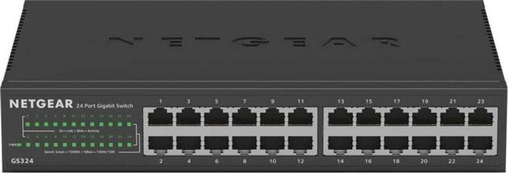 NETGEAR Switch 24x GE GS324-200EUS SOHO Ethernet Switch Image du produit 