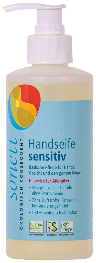 Tekuté mydlo 300ml, mydlo na ruky, pre citlivú pokožku, v Obrázok produktu 
