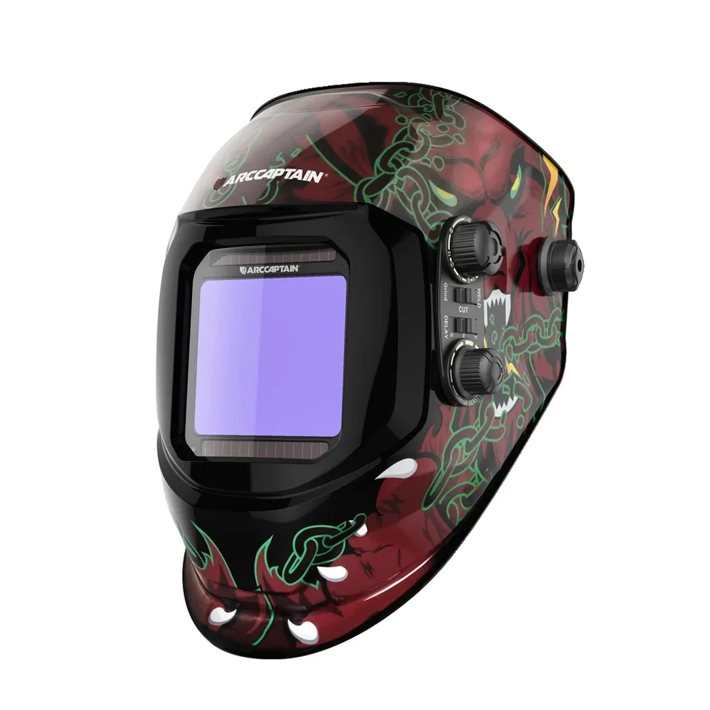 Casco Saldatura HSH-G999-B: Protezione estrema DIN 16 e Visione XXL