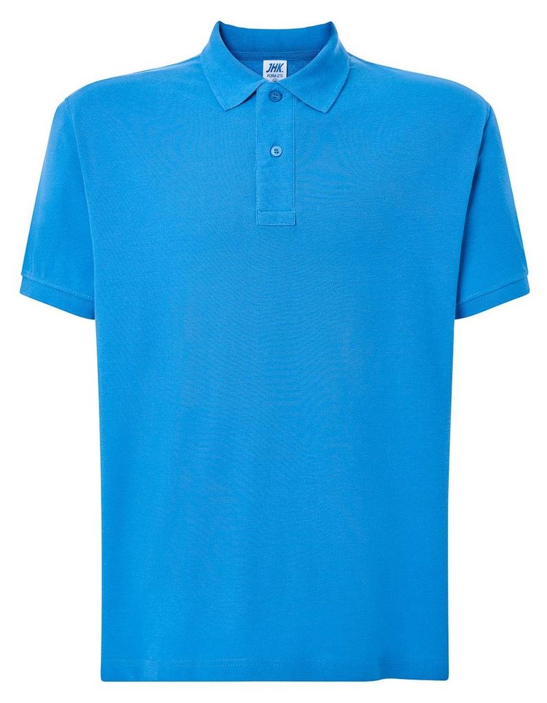 JHK - Poloshirt für Herren LT4537 (XL) (Azurblau)