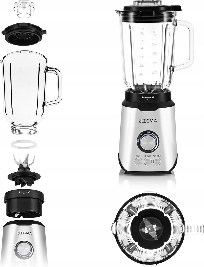 Zeegma Sklenený mixér Smoothie Maker Blender GRAND VITAMINE Obrázok produktu 16