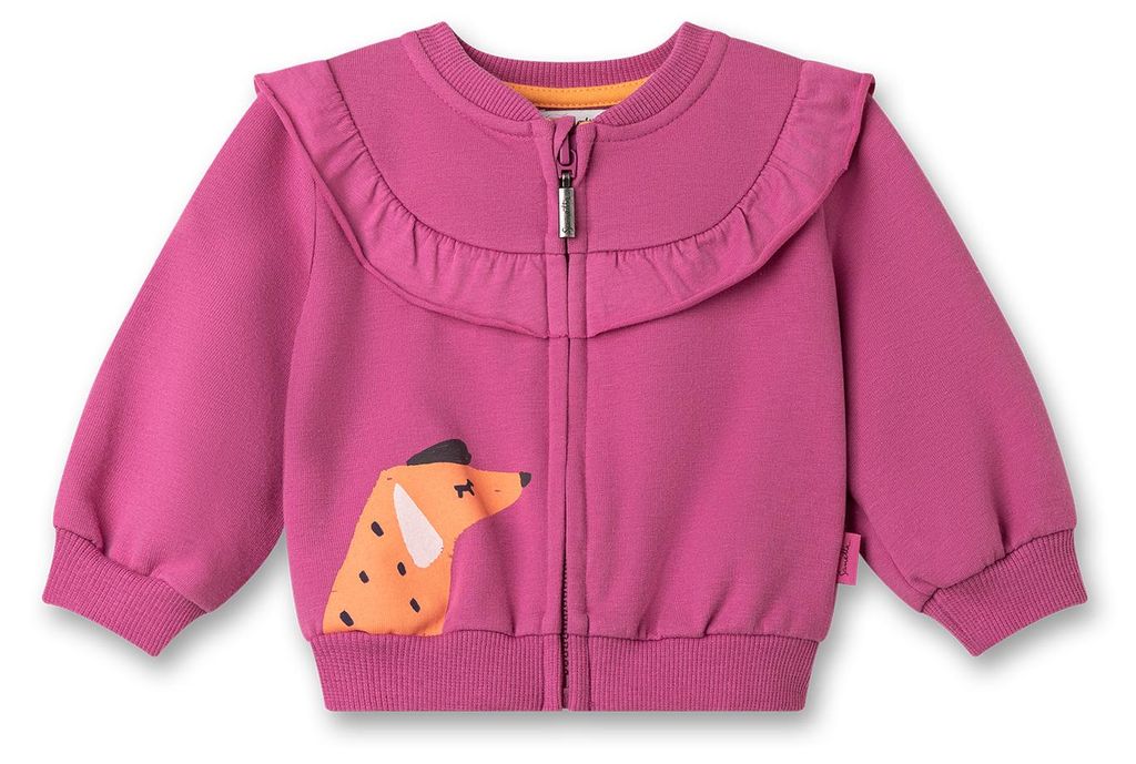 Sanetta Pure Mädchen-Sweatjacke pink Hund 62
