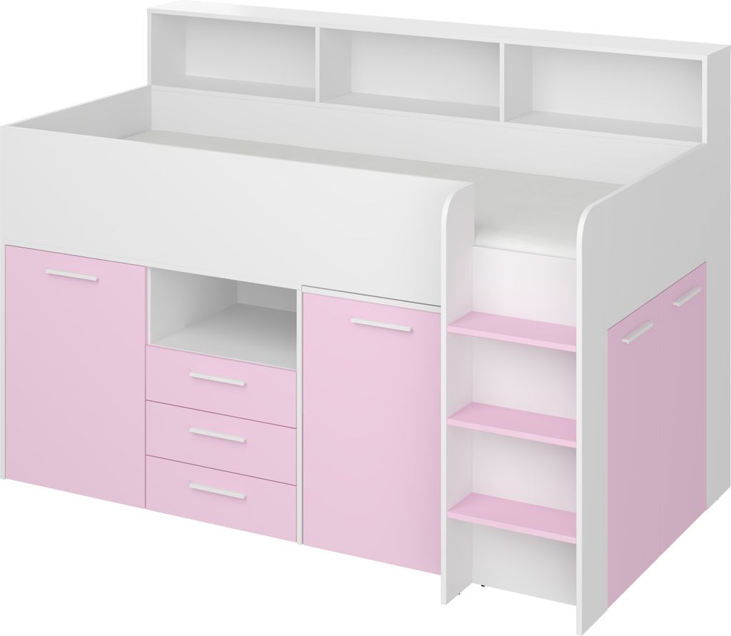 Posteľ s písacím stolom NEO R Right 80x200 cm Spálňové Obrázok produktu