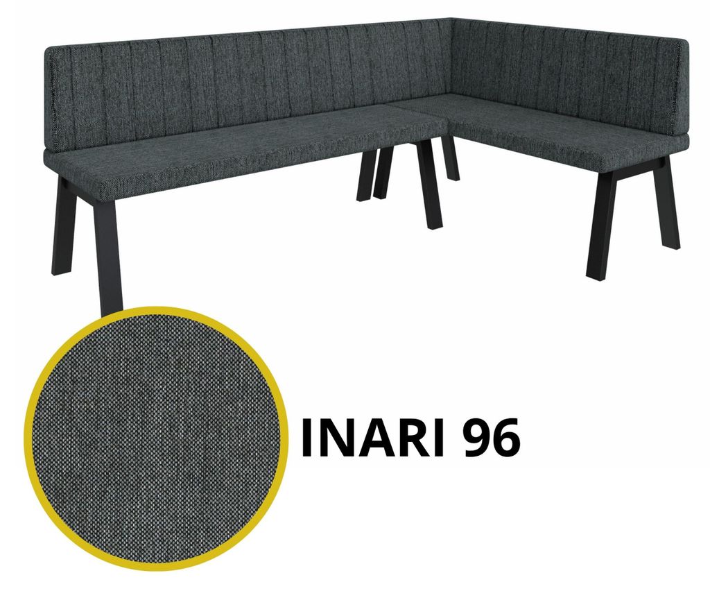 Eckbank Akiko Metal A -196x142-Rechts-Inari96- Produktbild 
