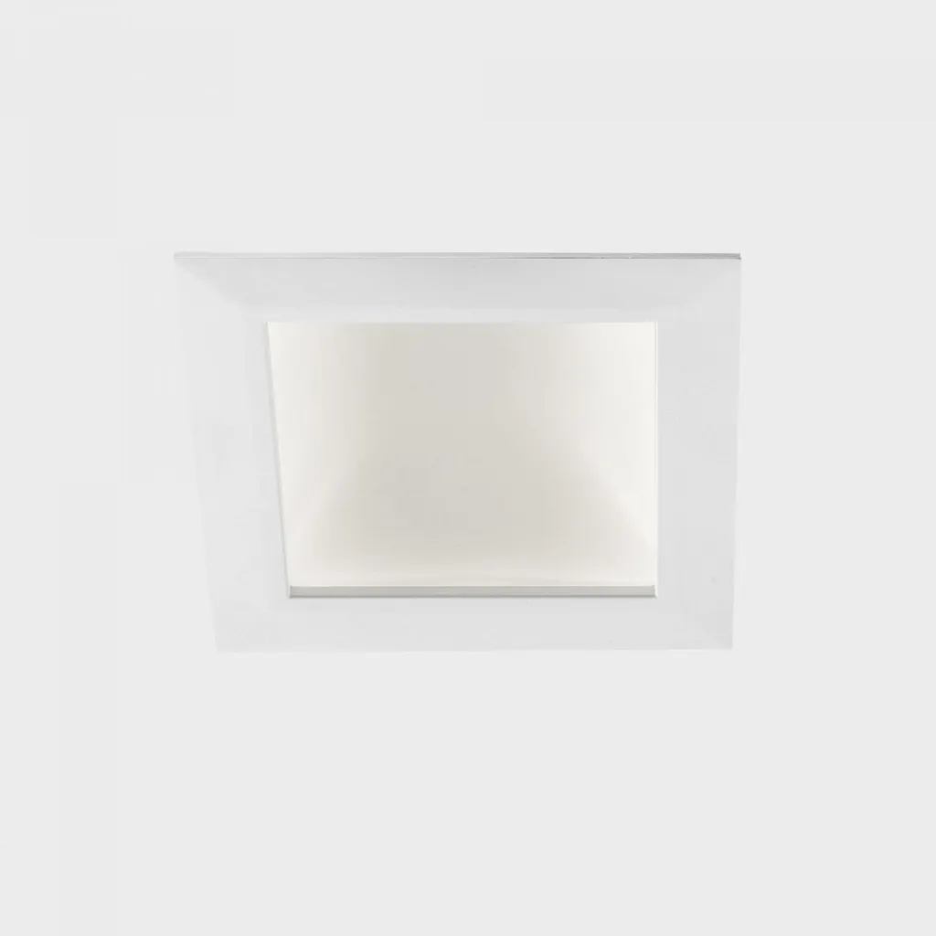Éclairage LED Plafond 18W 180x180mm pour Salon et Bureau Blanc