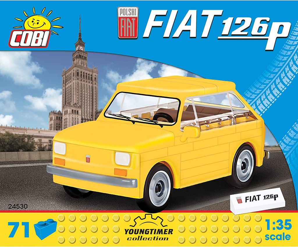 Cobi Youngtimer 24530 Polski Fiat 126P 24530 Image du produit 