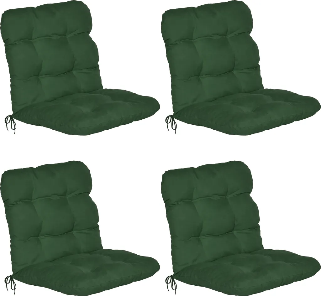 Cuscini Sedie Esterno Beautissu Flair NL 100x50x8cm - Set 4 Pezzi