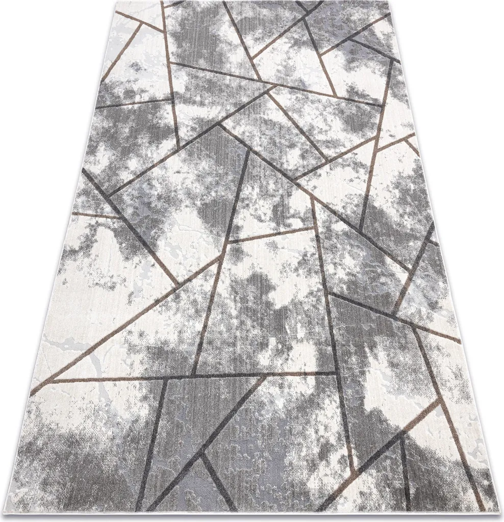 Tapis géométrique moderne NOBLE pour décorer un grand salon 180x270 cm