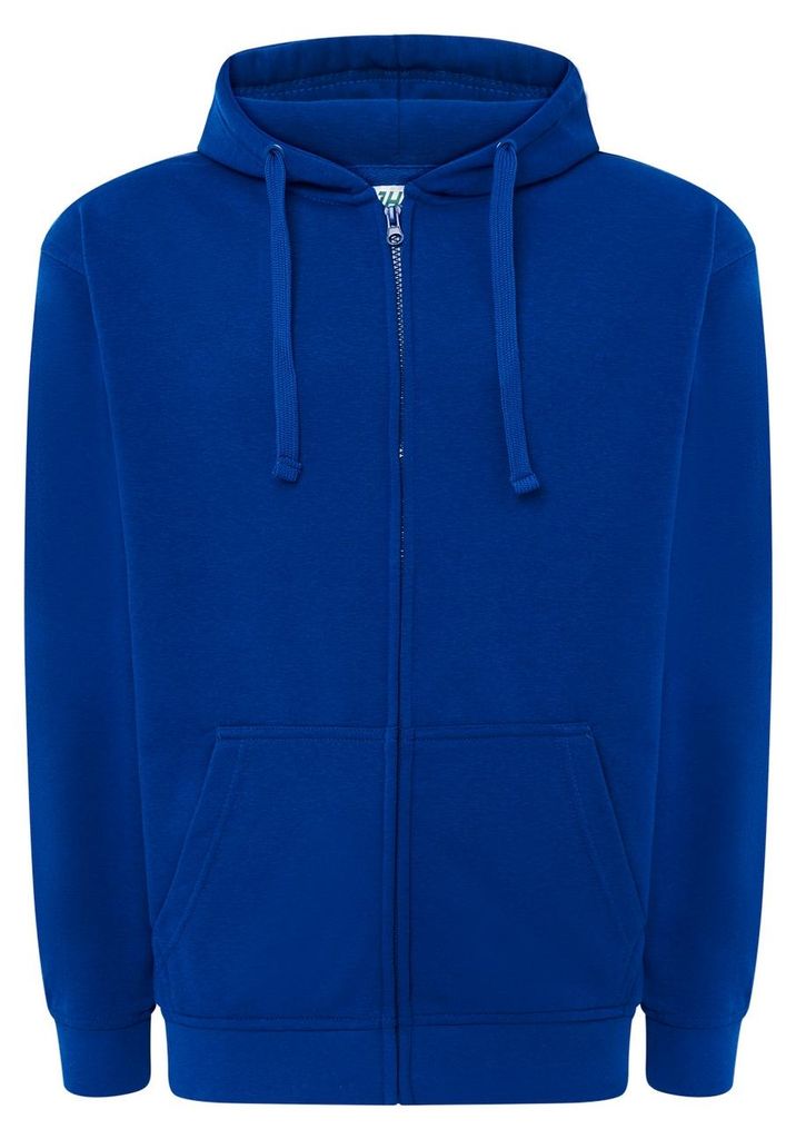 JHK - Hoodie mit durchgehendem Reißverschluss für Herren/Damen Uni LT4227 (S) (Königsblau)