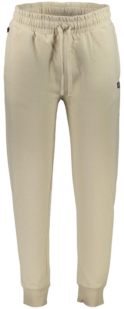 Bequeme Herren Jogginghose Beige mit Taschen & Kordelzug - Modern