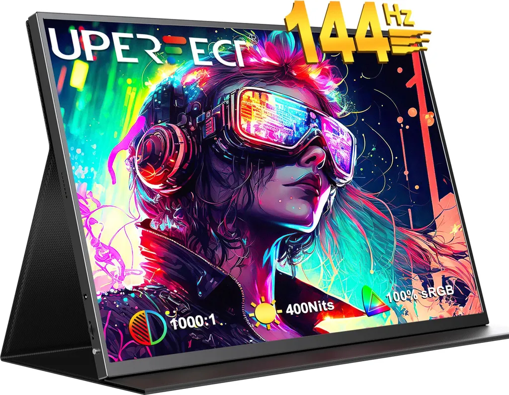 Moniteur de jeu portable 144Hz pour éviter les saccades sur écran 2K