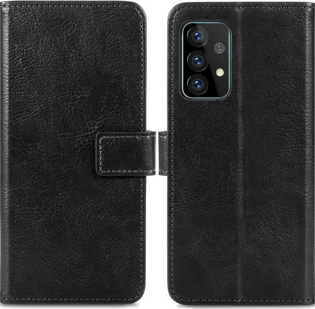 iMoshion Handy Hülle für Samsung Galaxy A52 (5G)/Samsung Galaxy A52s/Samsung Galaxy A52 (4G) - Klapphülle Bookcase flip - Schwarz